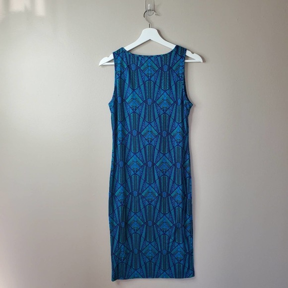 FOREVER 21 | Tribal Print Midi Dress | M - Picture 6 of 8